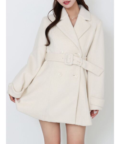 【EATME】ダブルテーラードコート EATME（イートミー） コート アウター ダブルテーラードコート