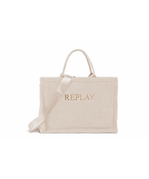 REPLAY（リプレイ） トートバッグ テディファートートバッグ