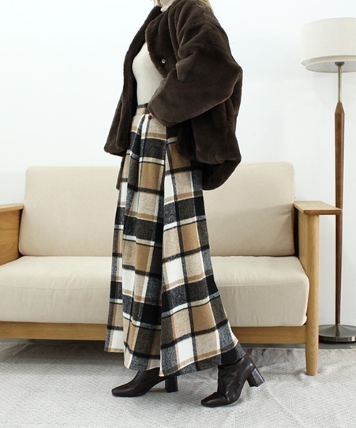 「MODE ROBE」 ノーカラーコート FREE ブラウン レディース_画像9