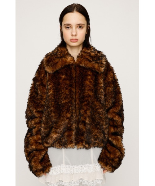 SLY ブルゾン アウター 「2025AW」BIG COLLAR FUR S/COAT ビッグ