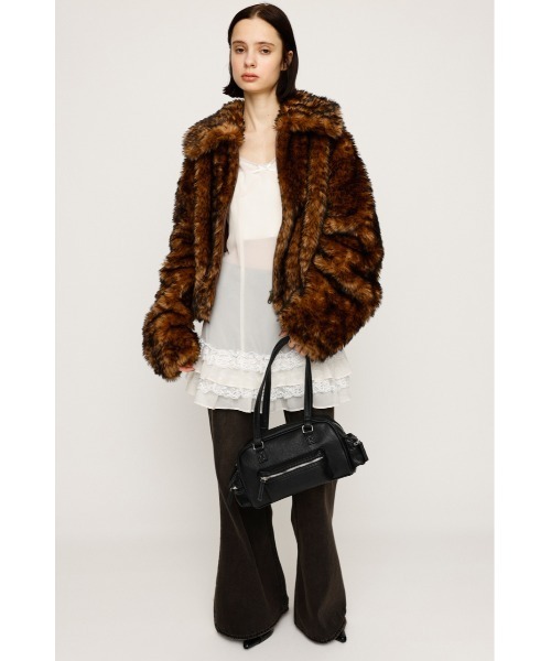 【人気商品】SLY ジャケット ブルゾン コート Sサイズ ファー付き SLY ブルゾン アウター 「2025AW」BIG COLLAR FUR S/COAT ビッグ