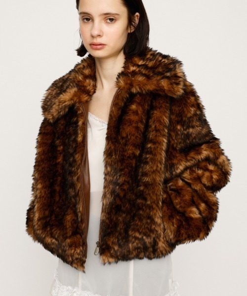 SLY（スライ） ブルゾン アウター 「WEB限定」BIG COLLAR FUR S/COAT