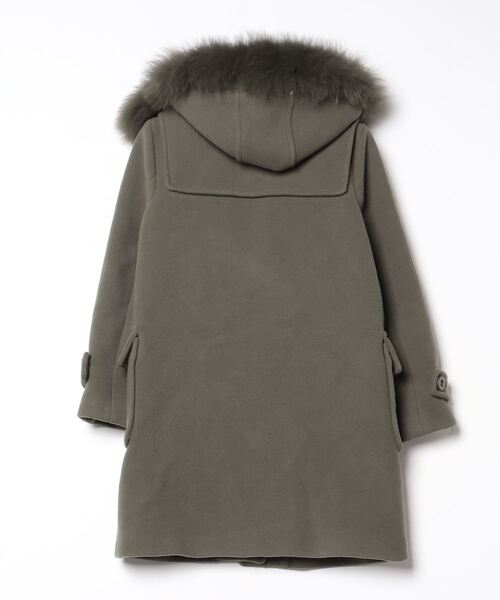 [FRAY I.D] полупальто "даффл коут" 1 зеленый женский 