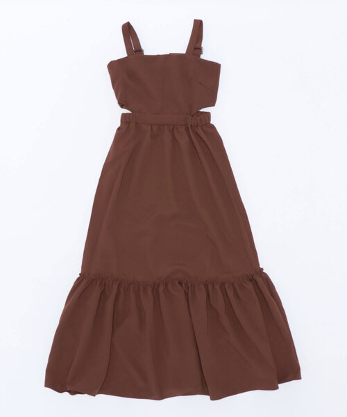 「CALNAMUR」 コンビワンピース FREE ブラック レディース_画像3