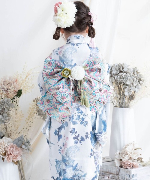 【七五三】美品着物（帯付き） SweetMommy（スウィートマミー） 着物 七五三 着物+帯セット 3歳
