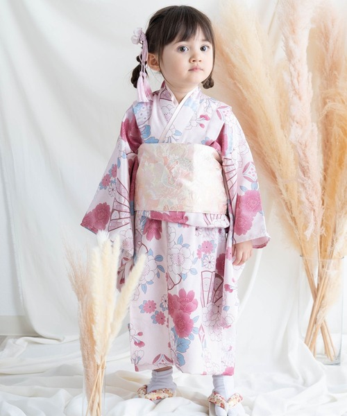 ◎mk-3379　七五三　女の子　着物　3歳　　2-6 SweetMommy（スウィートマミー） 着物 七五三 着物+帯セット 3歳