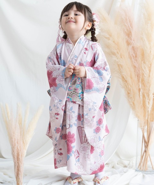 【七五三】美品着物（帯付き） SweetMommy（スウィートマミー） 着物 七五三 着物+帯セット 3歳