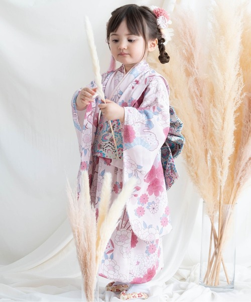 【七五三】美品着物（帯付き） SweetMommy（スウィートマミー） 着物 七五三 着物+帯セット 3歳