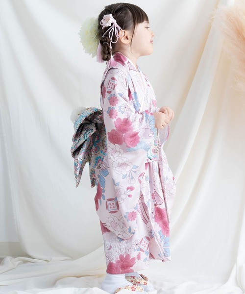 Mmmmmmm505ag65着物帯&511ag26着物のみ◎七五三 女児◎ SweetMommy（スウィートマミー） 着物 七五三 着物+帯セット 3歳
