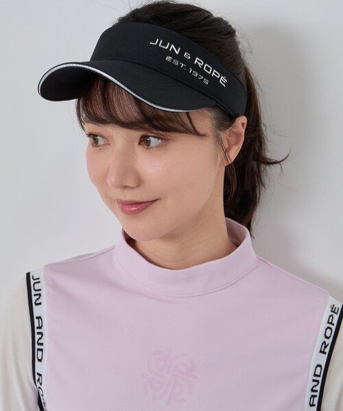 【MONCLER】 BERRETTO サンバイザー ロゴ入り MONCLER】 BERRETTO サンバイザー ロゴ入り