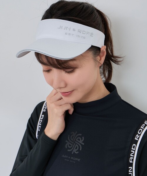 JUN&ROPE  ウェア上下セット　サンバイザー付き JUN&ROPE ウェア上下セット サンバイザー付き 楽天市場】サン