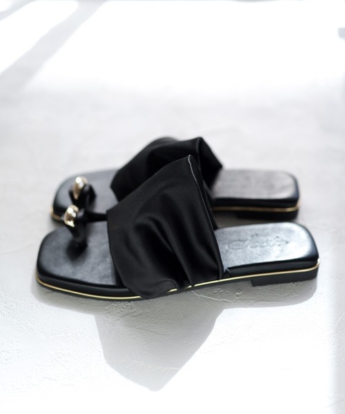 「SESTO」 フラットサンダル M アイボリー レディース_画像8