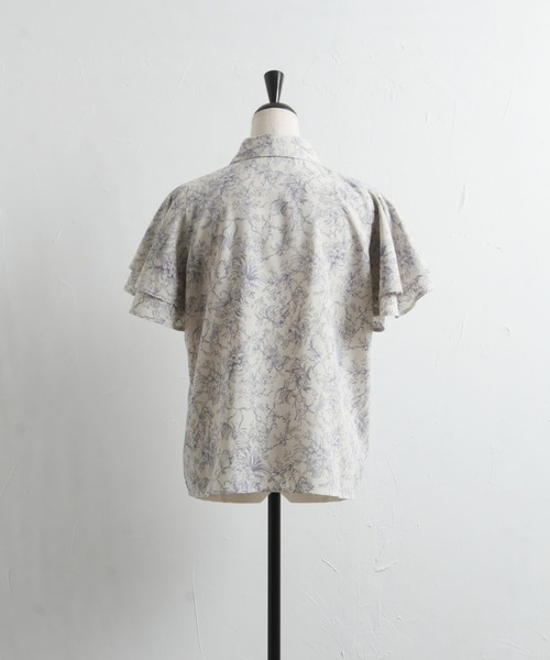 「tocco closet」 半袖ブラウス M ブルー レディース_画像4