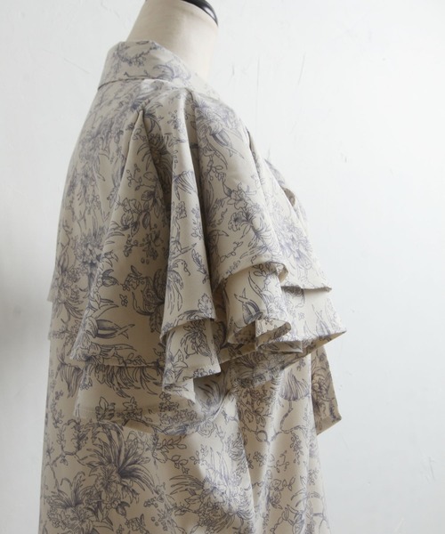 「tocco closet」 半袖ブラウス M ブルー レディース_画像9