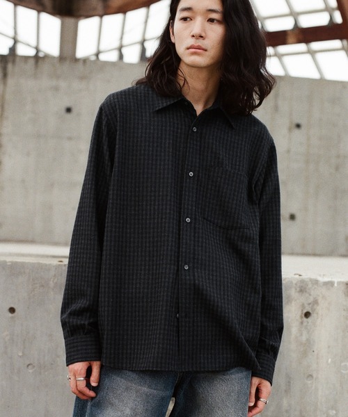 WYM LIDNM シャツ CLASSIC PLAID FLANNEL SHIRT メンズ レディース