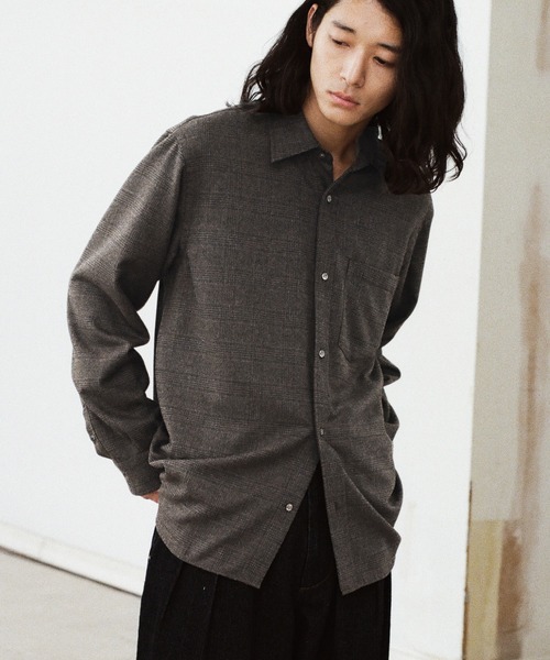 WYM LIDNM シャツ CLASSIC PLAID FLANNEL SHIRT メンズ レディース
