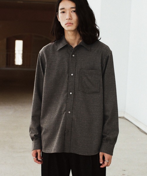 WYM LIDNM シャツ CLASSIC PLAID FLANNEL SHIRT メンズ レディース