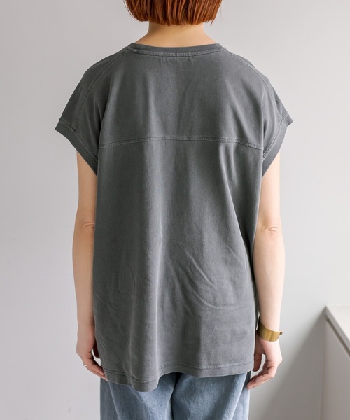 「PUAL CE CIN」 半袖Tシャツ FREE チャコールグレー レディース_画像4