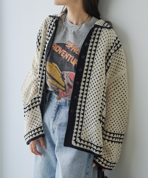 「PUAL CE CIN」 半袖Tシャツ FREE チャコールグレー レディース_画像9