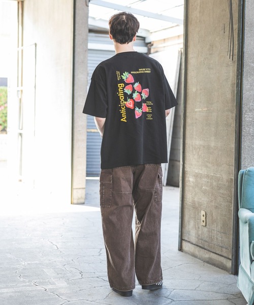 「PBLIM」 半袖Tシャツ LARGE ブラック レディース_画像9