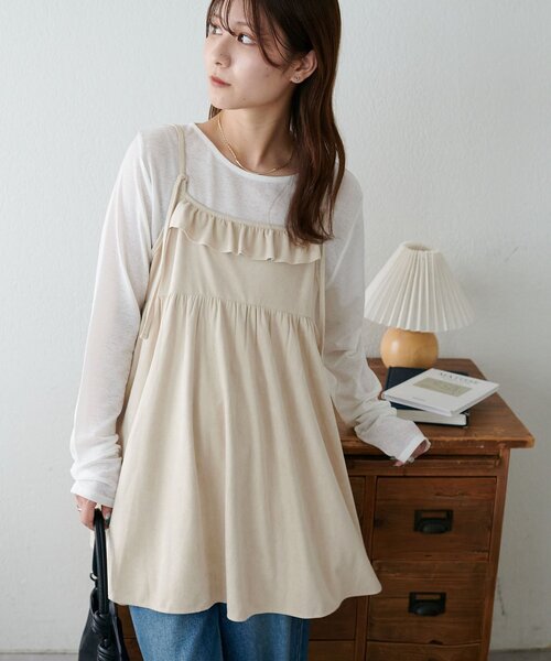 Discoat（ディスコート） チュニック 「WEB限定」2WAYキャミ