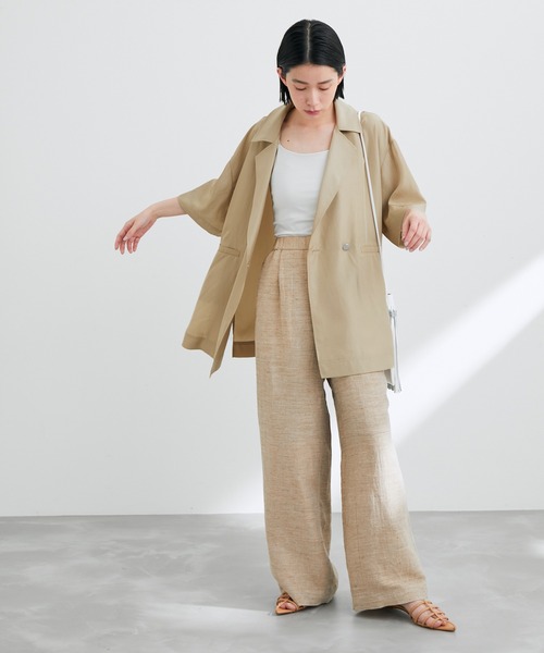 ADAM ET ROPE'（アダムエロペ） テーラードジャケット FREE ブラック