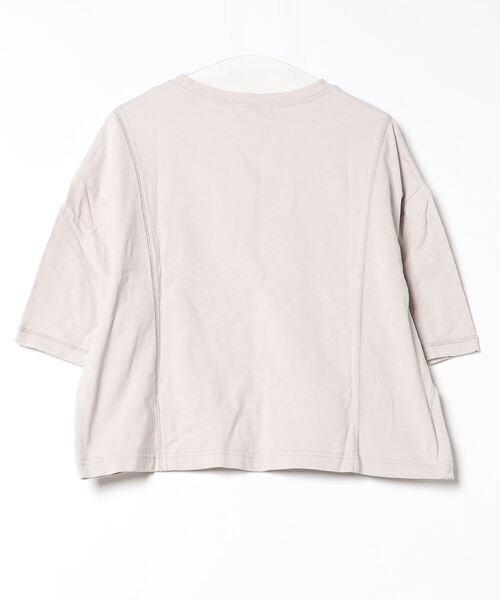 「MADEMOISELLE ROPE'」 半袖カットソー 38 ベージュ レディース_画像2