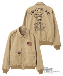 AVIREX（アヴィレックス） ブルゾン アウター × PEANUTS」COTTON A-2