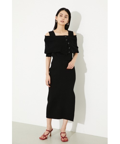 「rienda」 コンビワンピース FREE ベージュ レディース_画像4