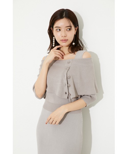 「rienda」 コンビワンピース FREE ベージュ レディース_画像6