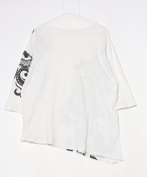 「Amina」 半袖カットソー - ホワイト レディース_画像2