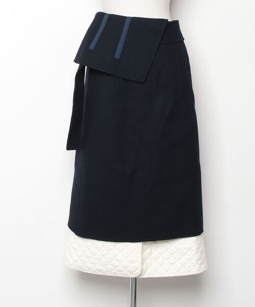 IRENENNE（アイレネ） 「iRENE」 ロングスカート 34 ネイビー