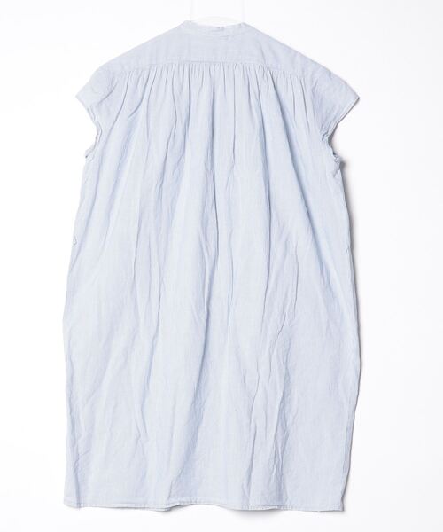 FILA ストライプ柄 半袖ワンピースS SHIPS（シップス） ストライプ柄半袖ワンピース - ブルー レディース