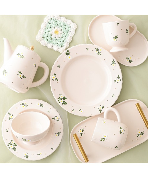 Francfranc フランフラン 食器 ティーセット 茶器 ポット カップ 皿 Francfranc（フランフラン） 食器 フルーロン ティーポット ブラウン