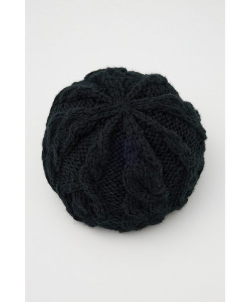 LAGUA GEM（ラグアジェム） 帽子 ベレー帽 レディース STUDS CABLE