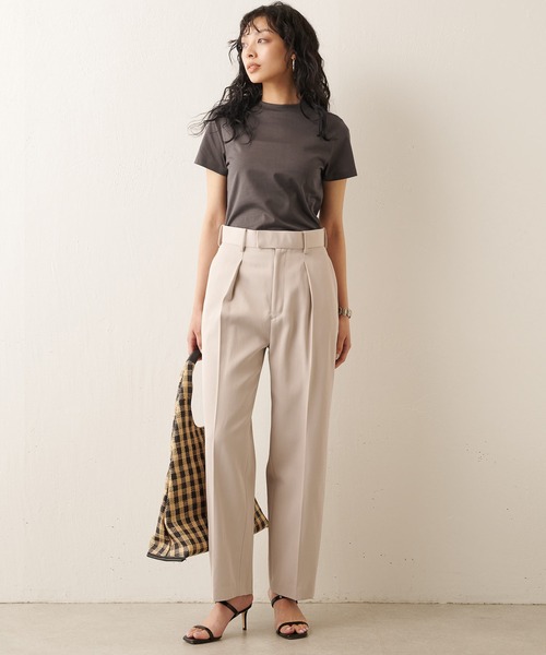 「Whim Gazette」 半袖Tシャツ FREE オフホワイト レディース_画像4