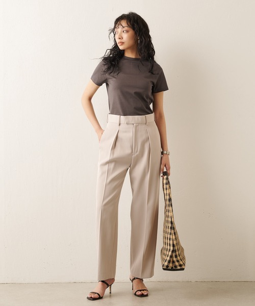 「Whim Gazette」 半袖Tシャツ FREE オフホワイト レディース_画像9