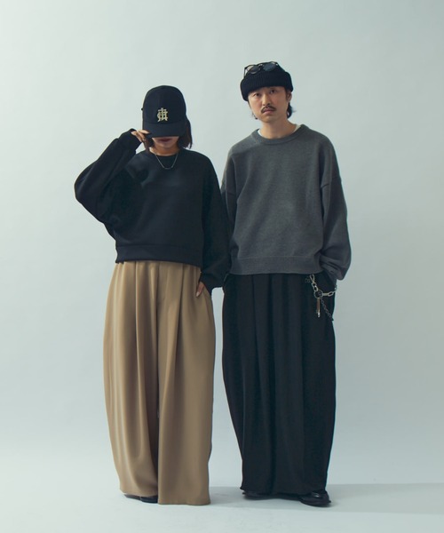 Lui's（ルイス） スラックス 「WEB限定」ワイドバルーンイージー