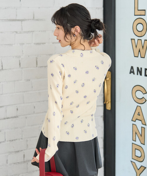 FREAK'S STORE（フリークスストア） カーディガン フラワープリント