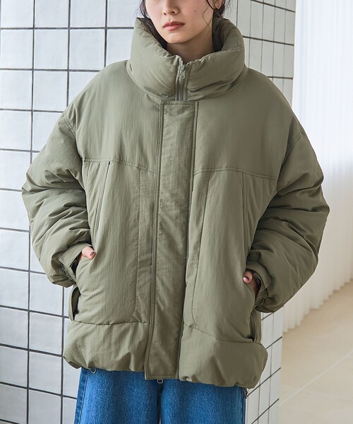 coen（コーエン） ダウンコート ダウンジャケット 撥水モンスター中綿