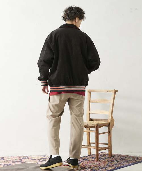 「SKOOKUM」 スタジャン MEDIUM グリーン メンズ_画像4