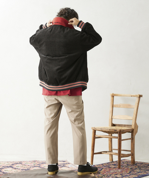 「SKOOKUM」 スタジャン MEDIUM グリーン メンズ_画像5