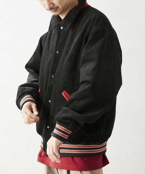 「SKOOKUM」 スタジャン MEDIUM グリーン メンズ_画像6