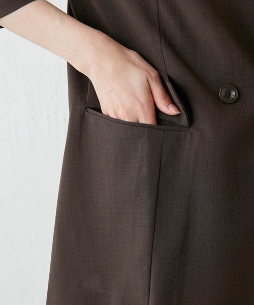 「GALLARDAGALANTE」 テーラードジャケット FREE ダークブラウン レディース_画像4