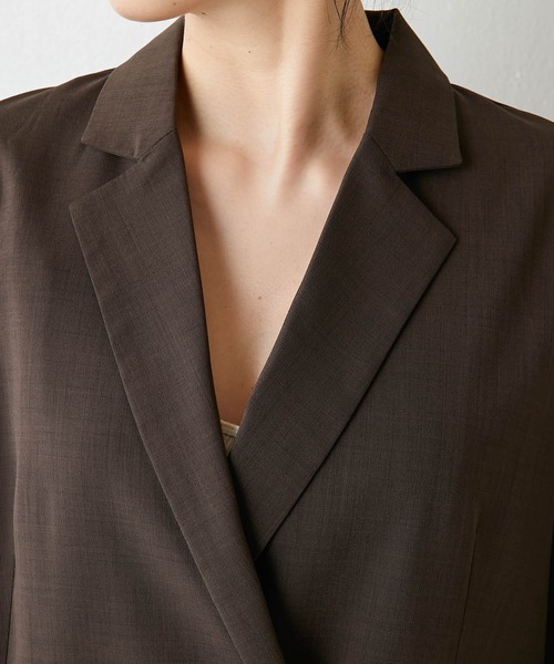 「GALLARDAGALANTE」 テーラードジャケット FREE ダークブラウン レディース_画像7