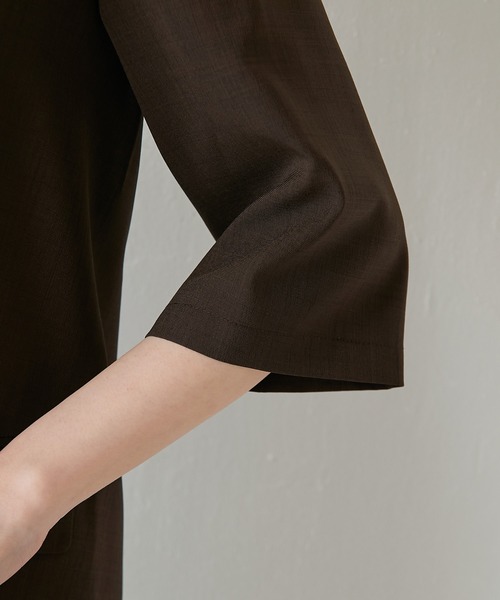 「GALLARDAGALANTE」 テーラードジャケット FREE ダークブラウン レディース_画像8