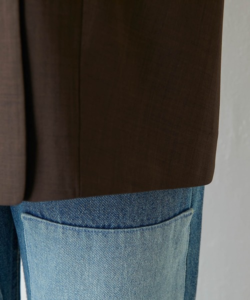 「GALLARDAGALANTE」 テーラードジャケット FREE ダークブラウン レディース_画像9