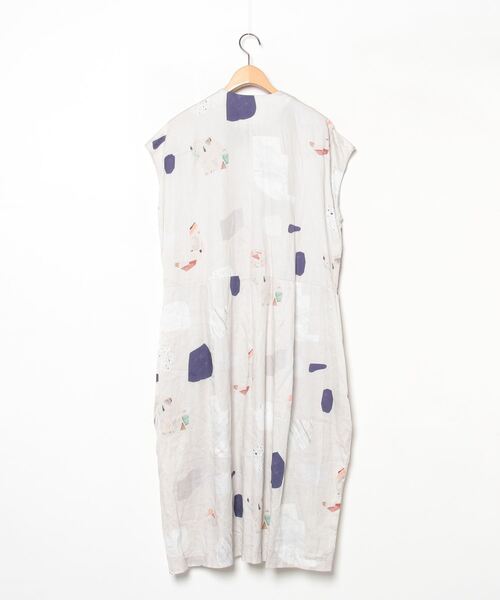 「Dulcamara」 半袖ワンピース FREE ベージュ レディース_画像2