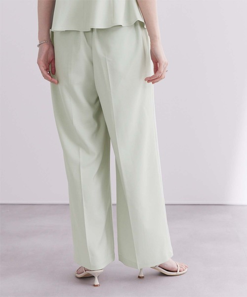 「ur's」 スラックス S グリーン レディース_画像4