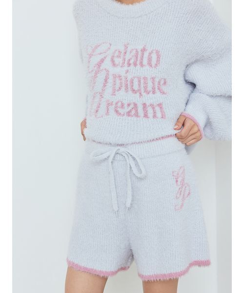 gelato pique（ジェラートピケ） パジャマ ルームウェア ラメフェザー